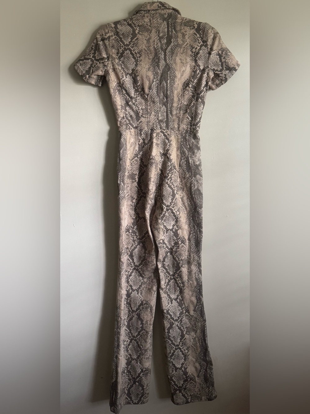 New Free People We The Free Jayde Flare Printed Jumpsuit Size Extra Small XS - Picture 3 of 5